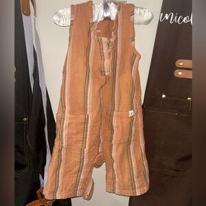 🍄3 for $10🍄 Rust Striped Jumpsuit